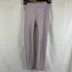 Outdoor Voices Leggings Heather Lavender Slit Waist Pocket